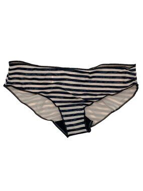 AMERICAN APPAREL UNDERWEAR PANTIES BRIEFS SHIRRED BACK RUCHED PINK BLACK NWT S